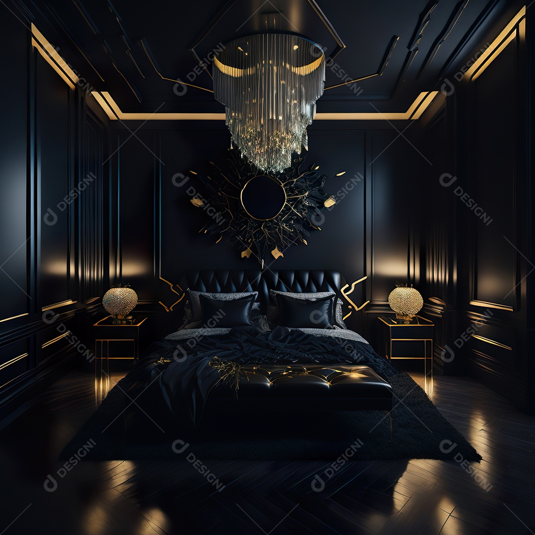 Retrato de cômodo quarto