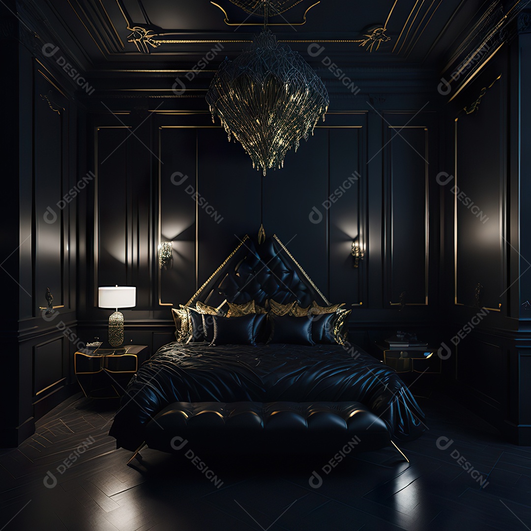 Imagem realista de cômodo de uma casa