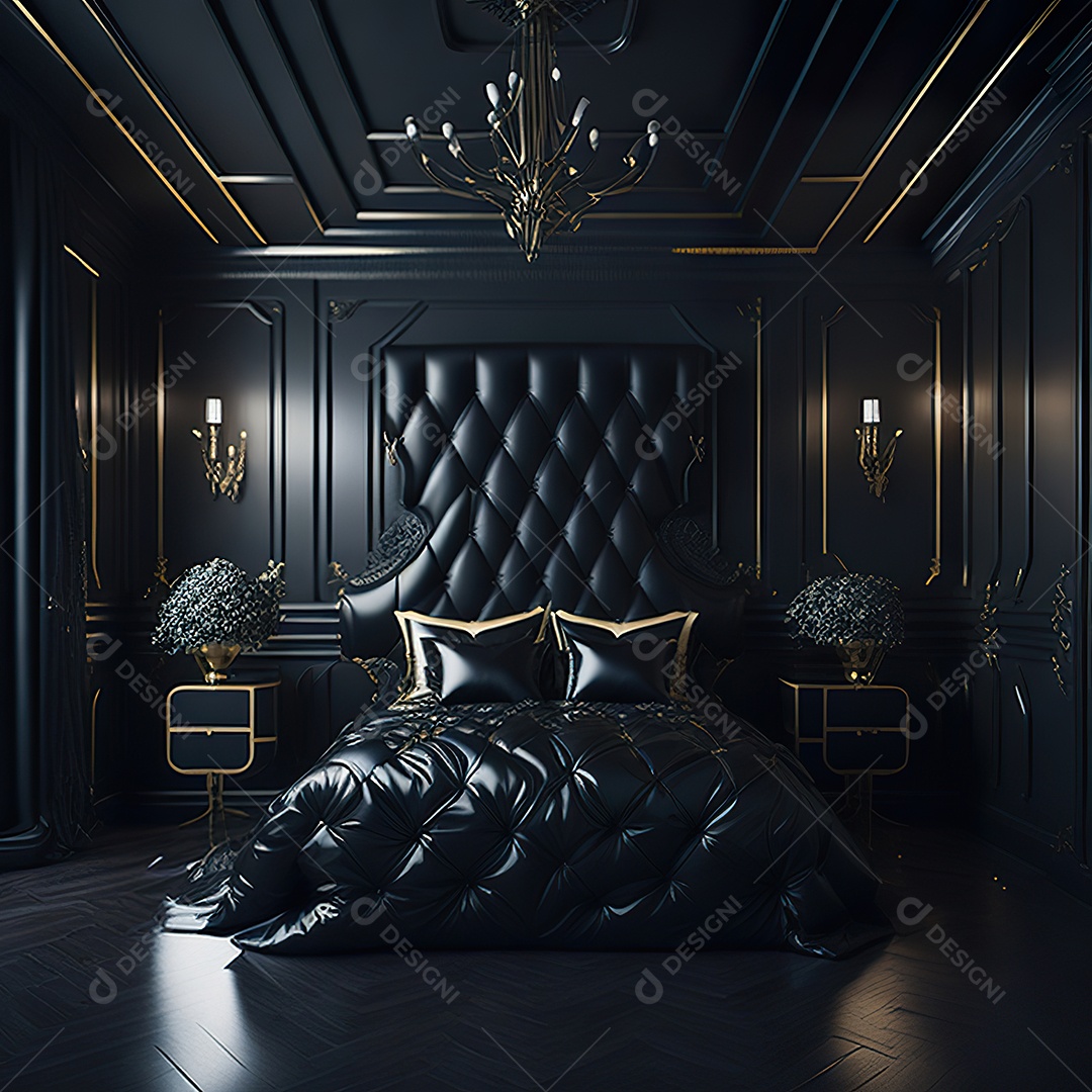 Imagem realista de cômodo de uma casa