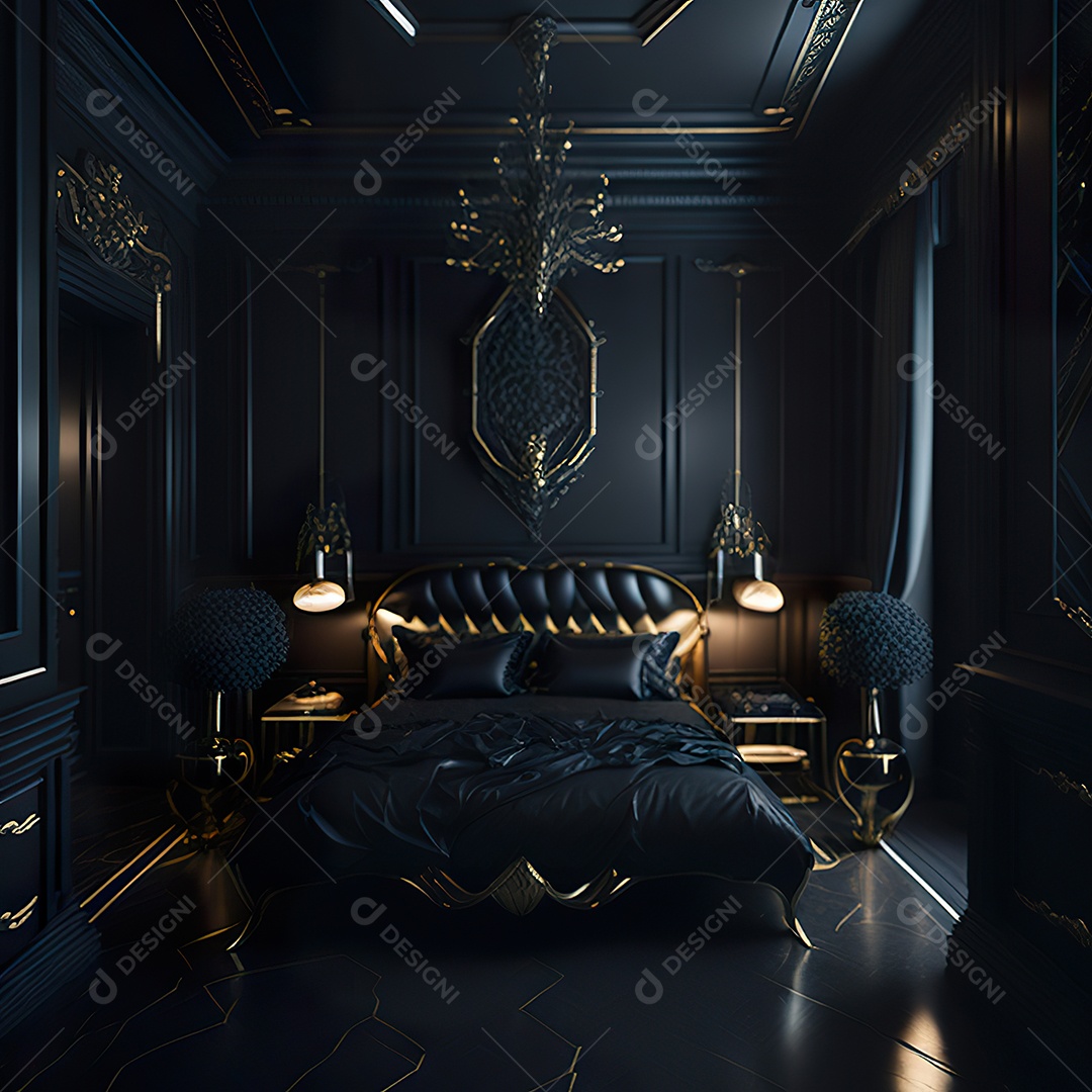 Imagem realista de cômodo de uma casa