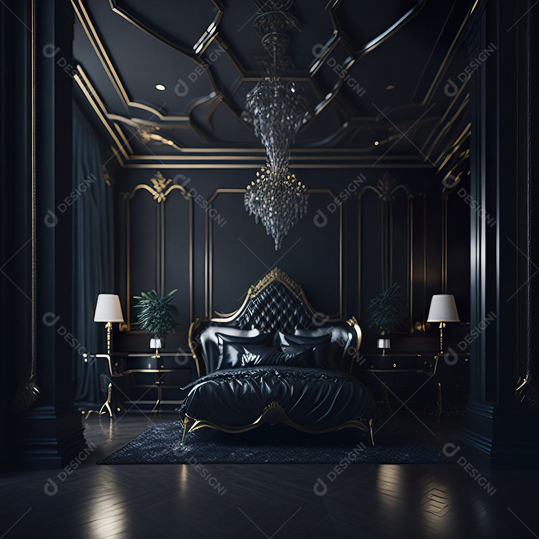 Retrato de cômodo quarto