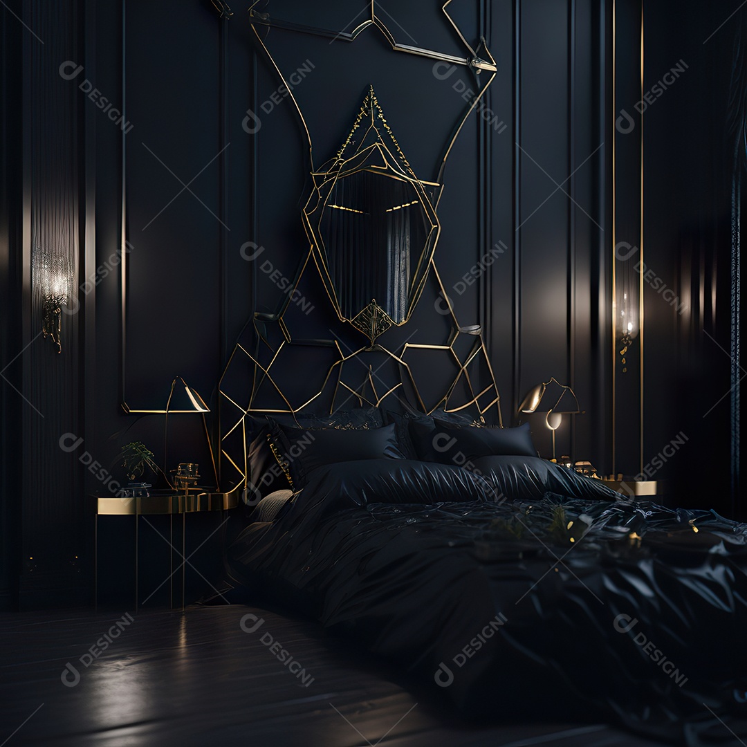 Retrato de cômodo quarto