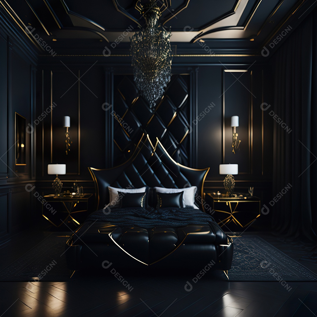 Retrato de cômodo quarto