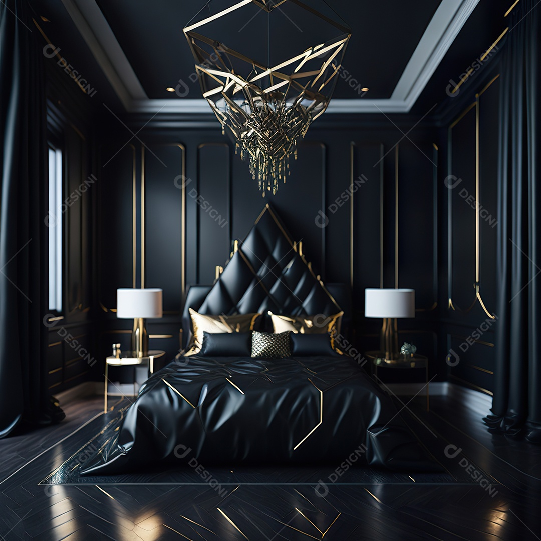 Retrato de cômodo quarto