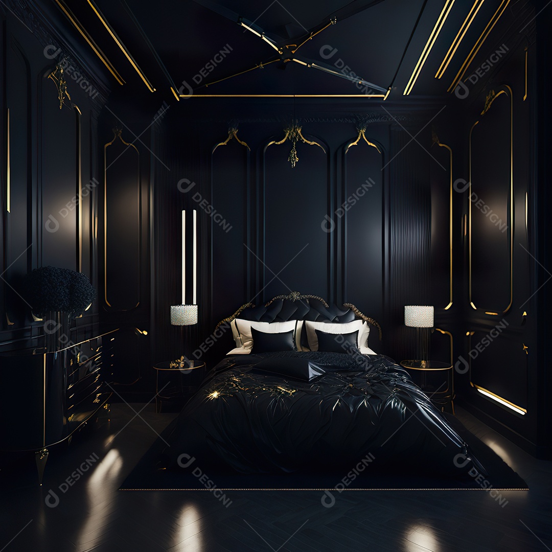 Imagem realista de cômodo de uma casa