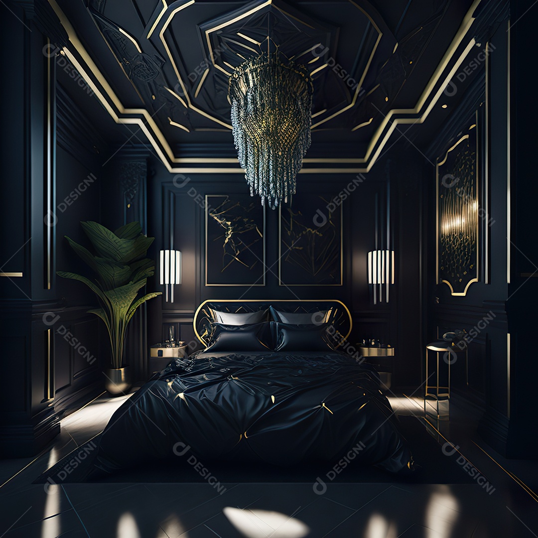 Imagem realista de cômodo de uma casa