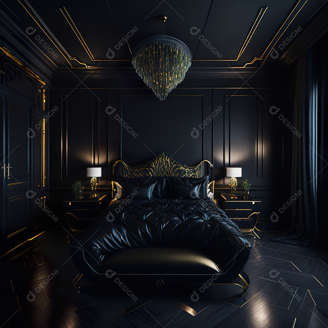 Imagem realista de cômodo de uma casa