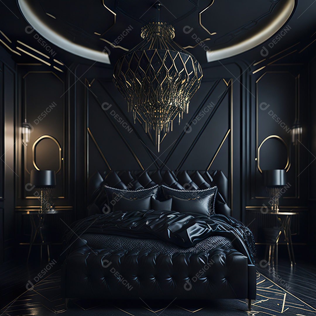 Imagem realista de cômodo de uma casa