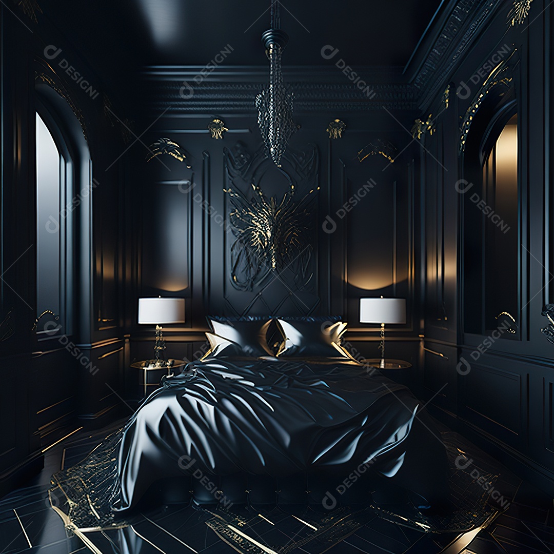 Imagem realista de cômodo de uma casa