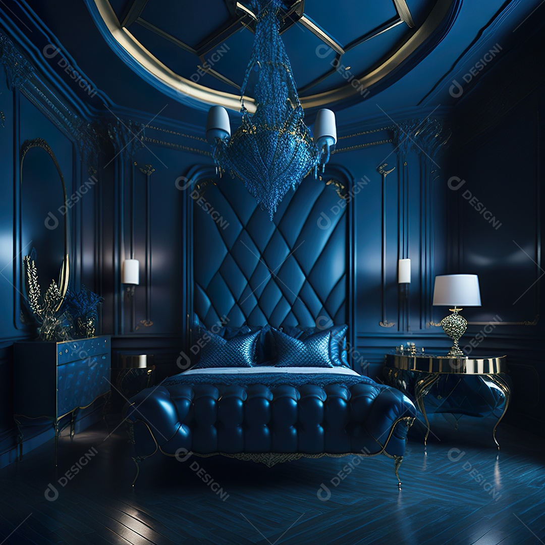 Retrato de cômodo quarto