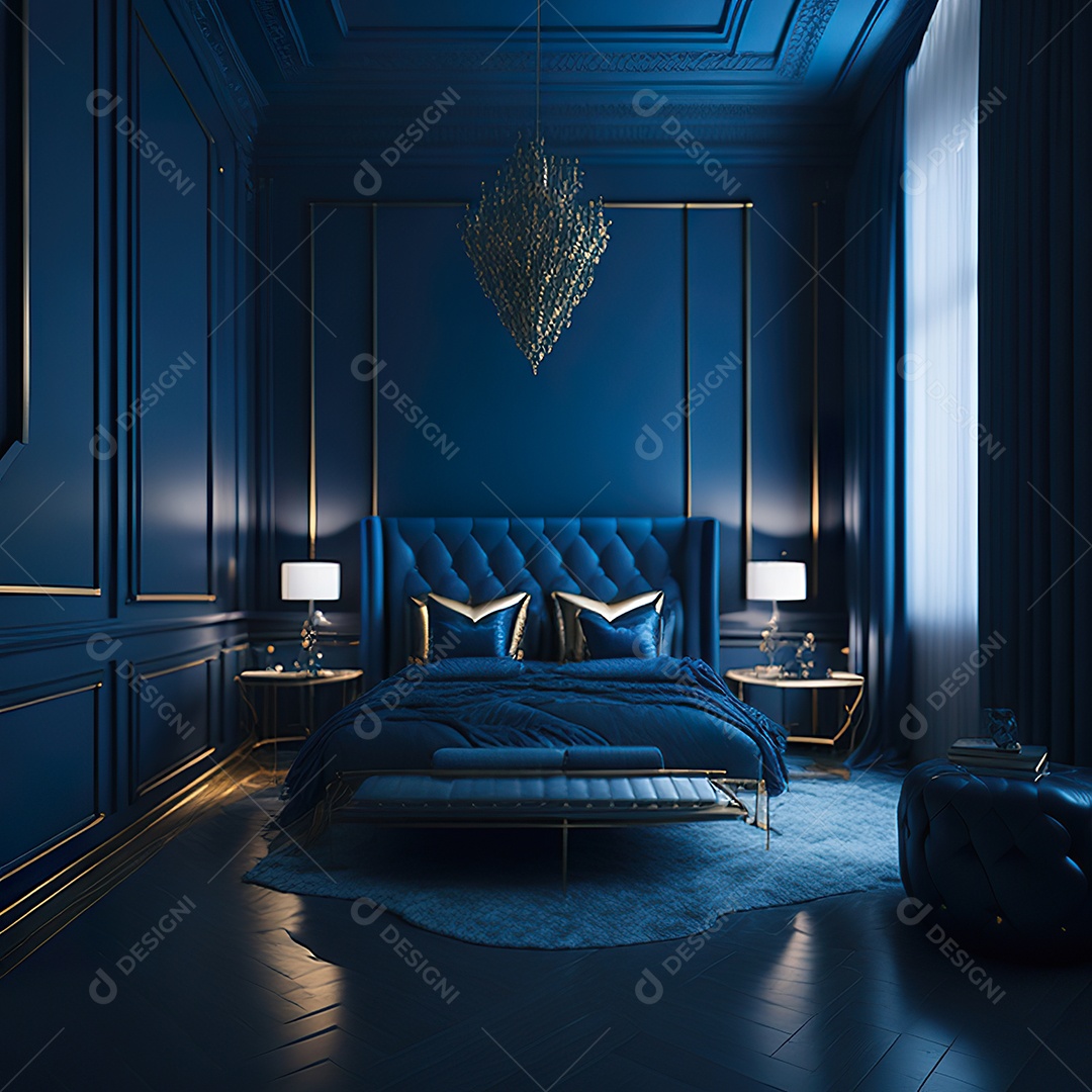 Retrato de cômodo quarto