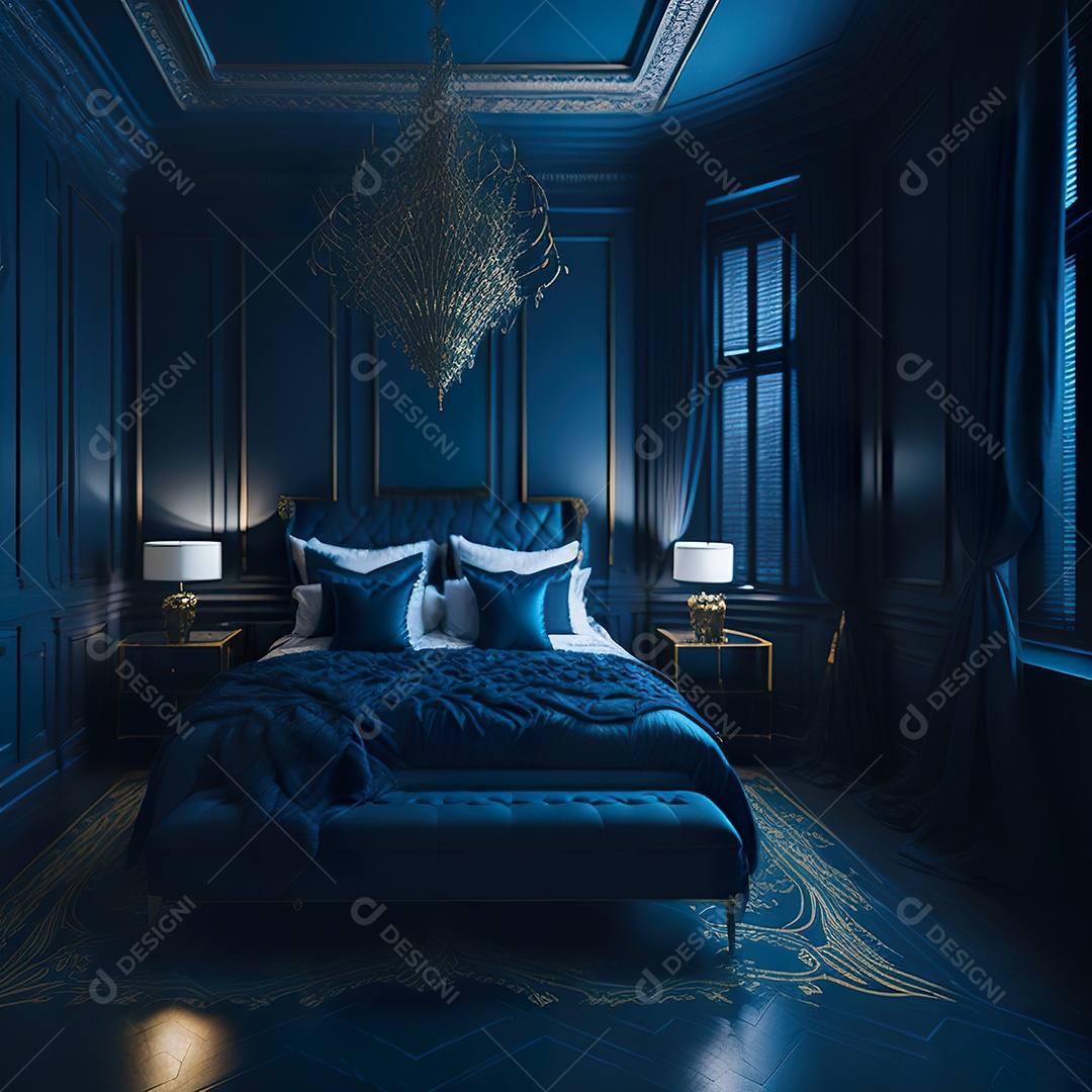 Retrato de cômodo quarto