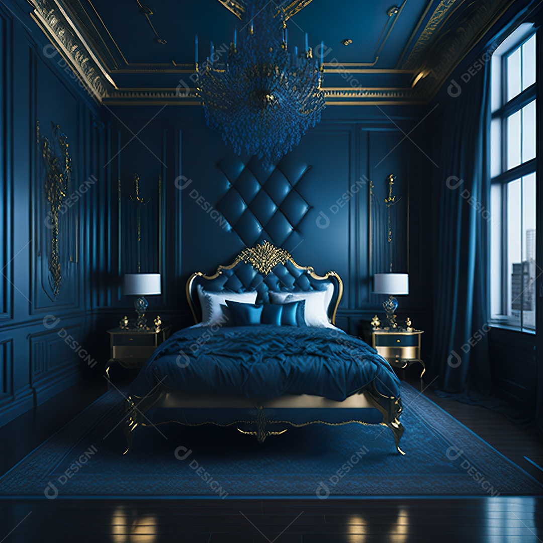 Retrato de cômodo quarto