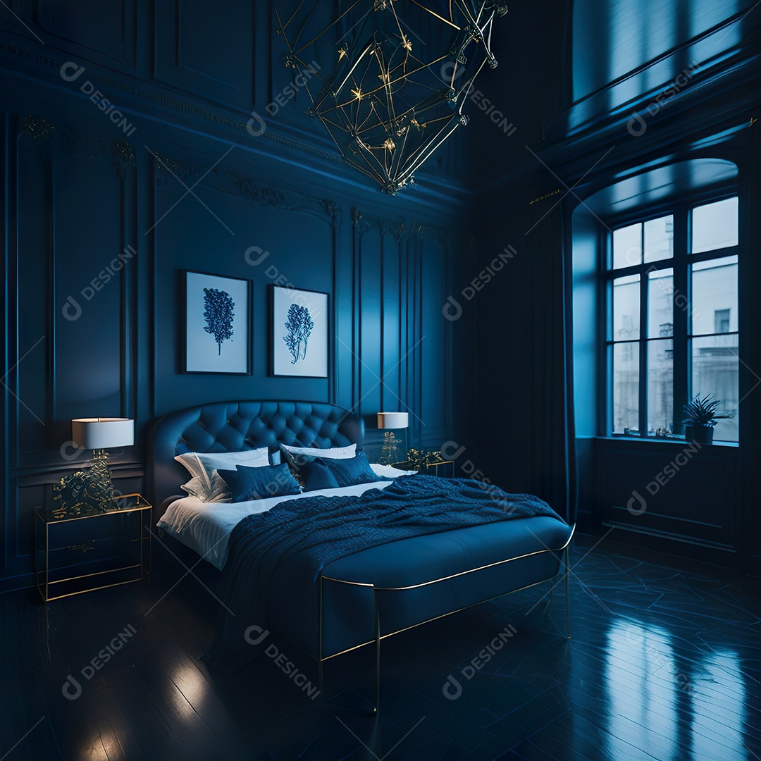 Retrato de cômodo quarto