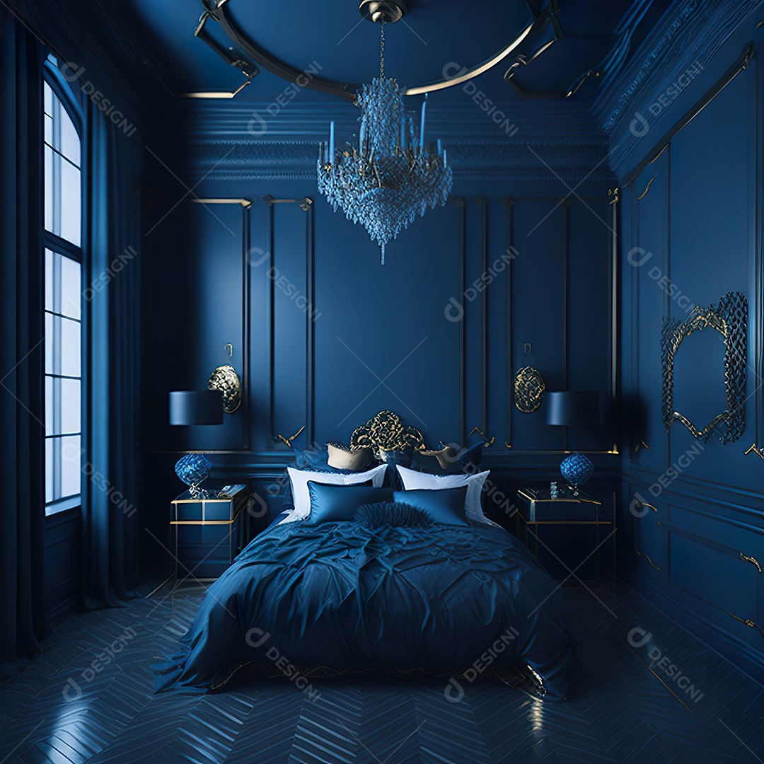 Retrato de cômodo quarto