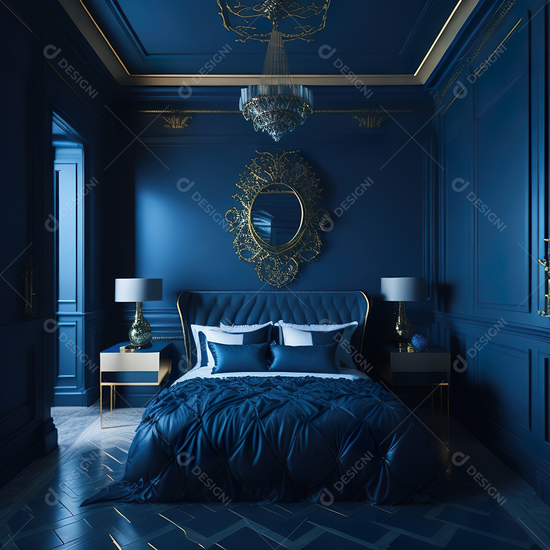 Retrato de cômodo quarto