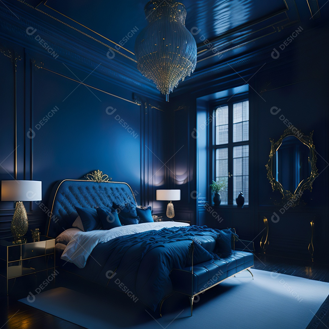 Retrato de cômodo quarto