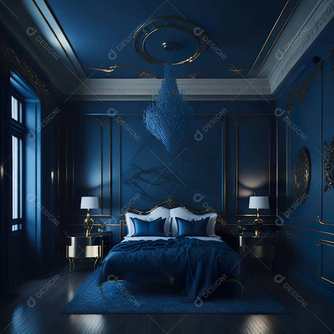 Retrato de cômodo quarto