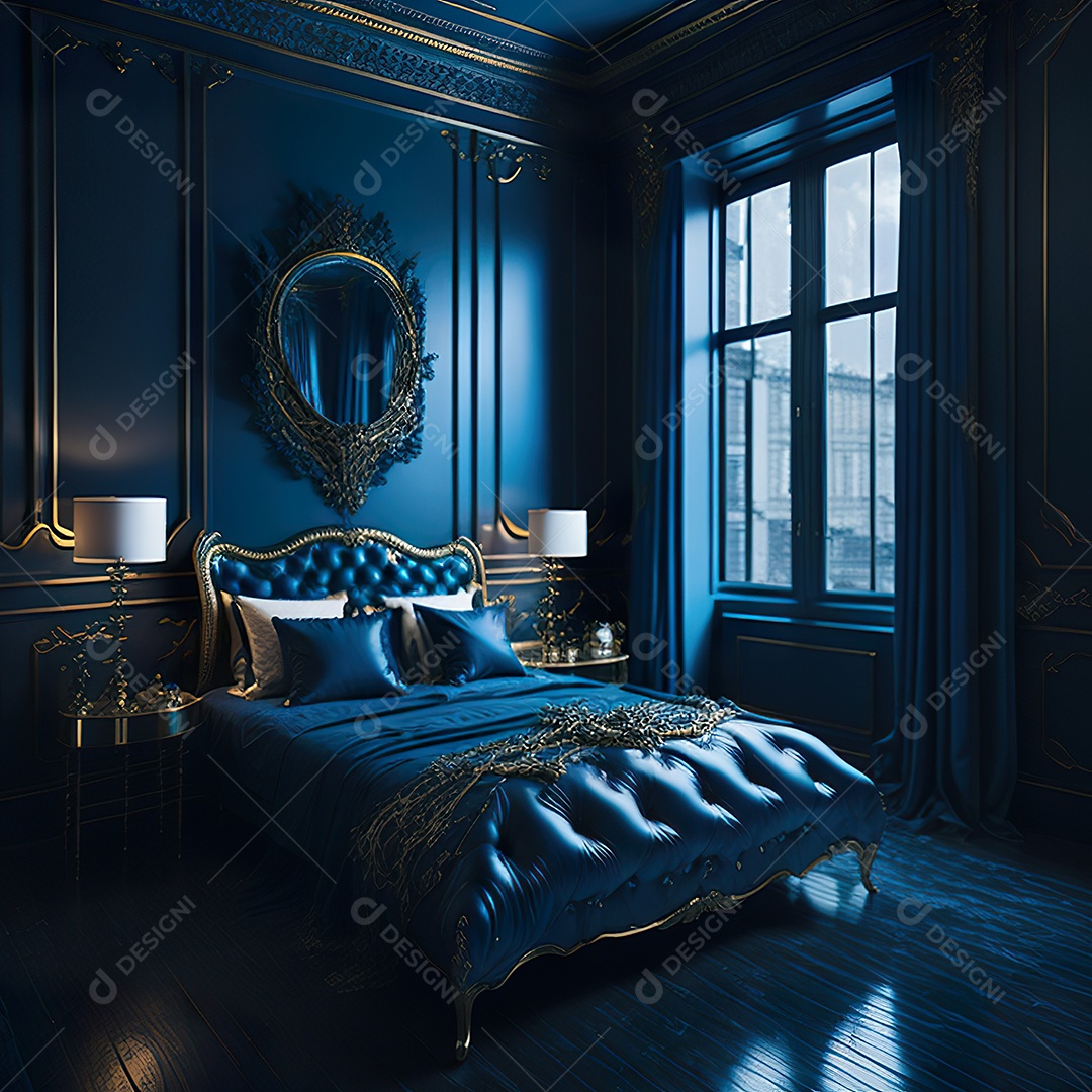 Retrato de cômodo quarto