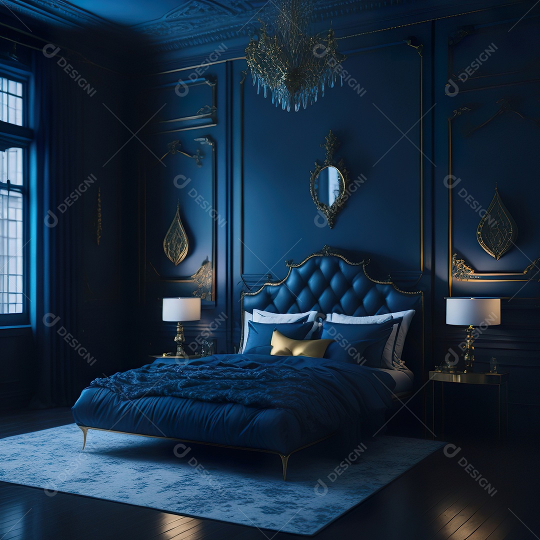 Retrato de cômodo quarto