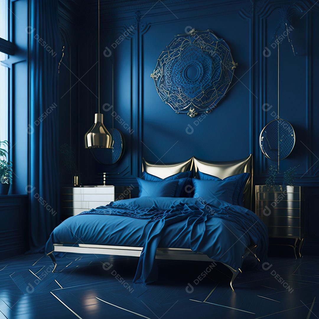 Retrato de cômodo quarto