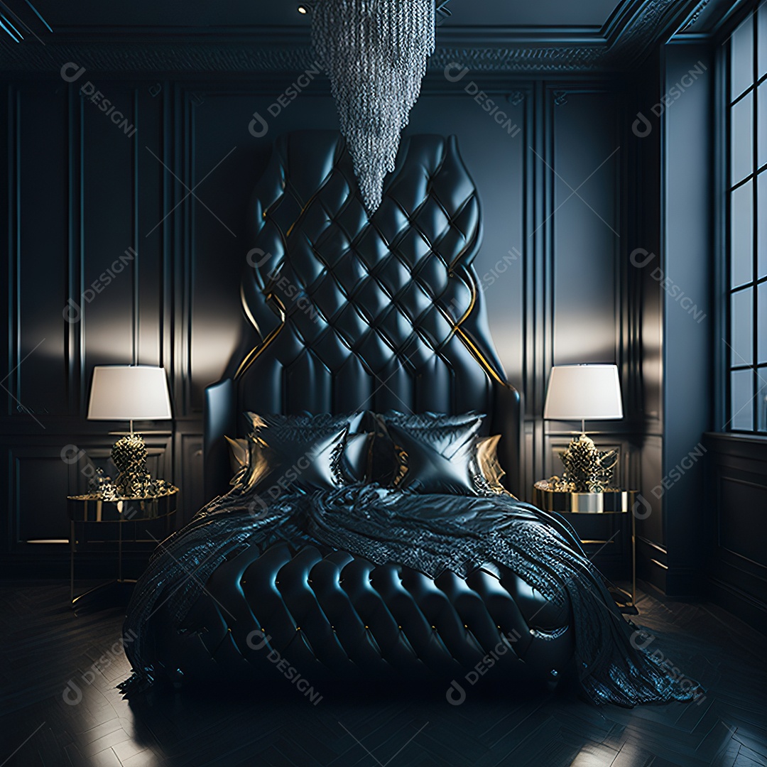 Retrato de cômodo quarto