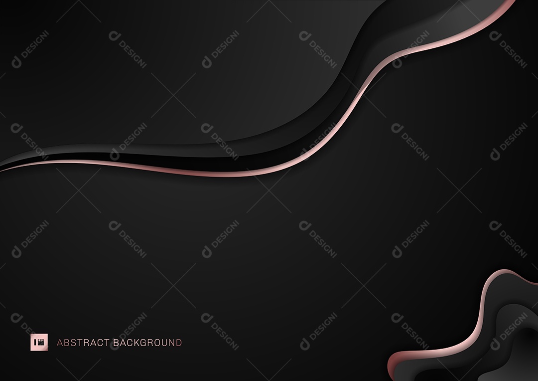 Background Abstrato Linha de Curva de Onda Vetor EPS