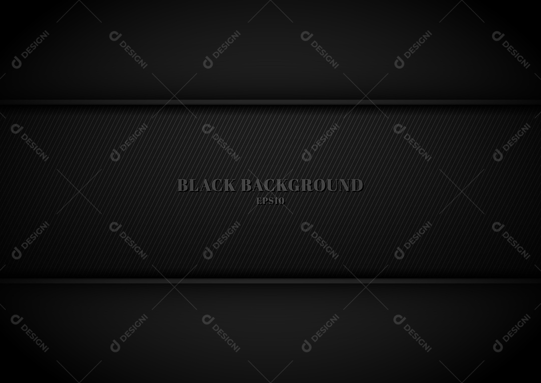 Background Metílico Preto Vetor EPS