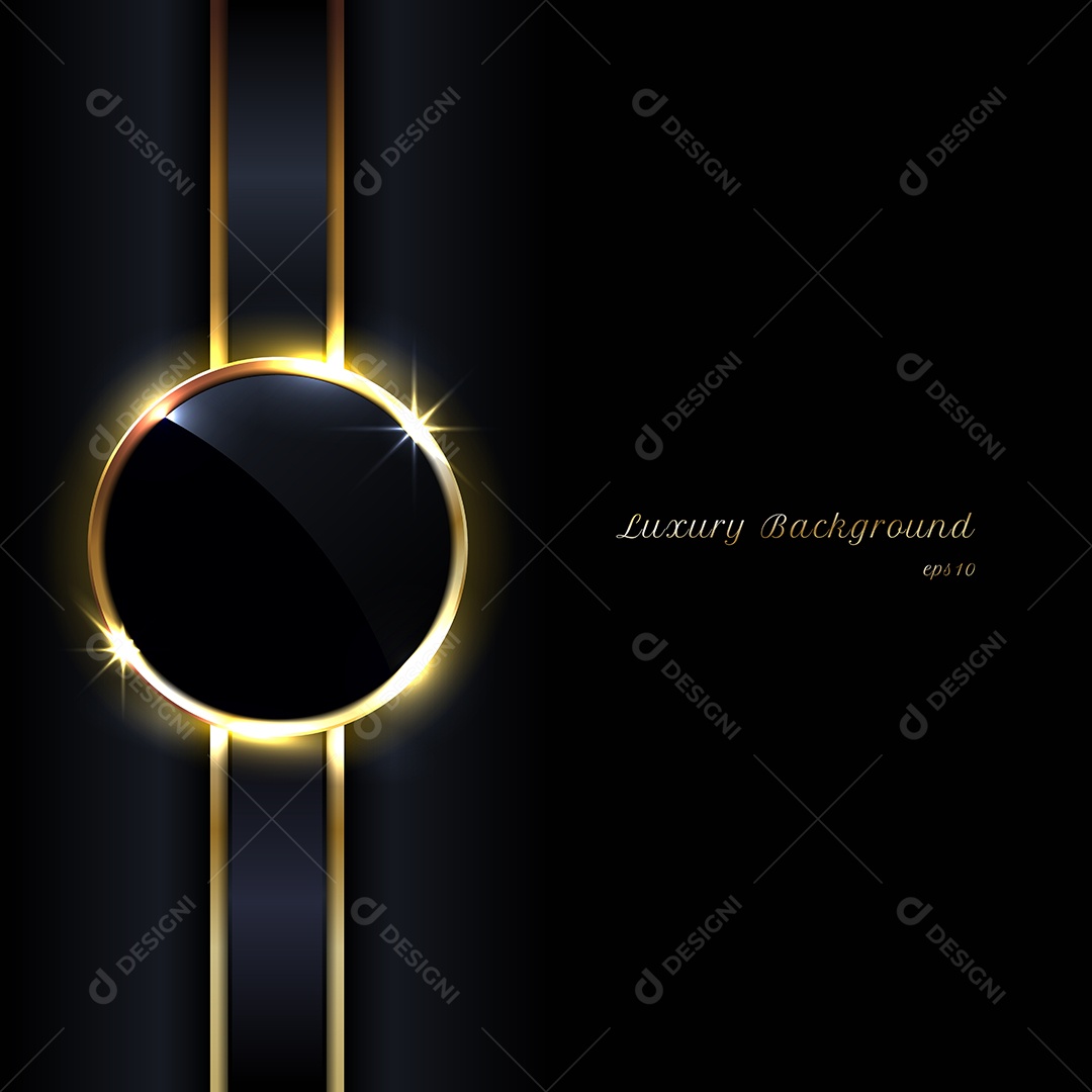 Background Círculos Pretos Brilhantes Elegantes Vetor EPS