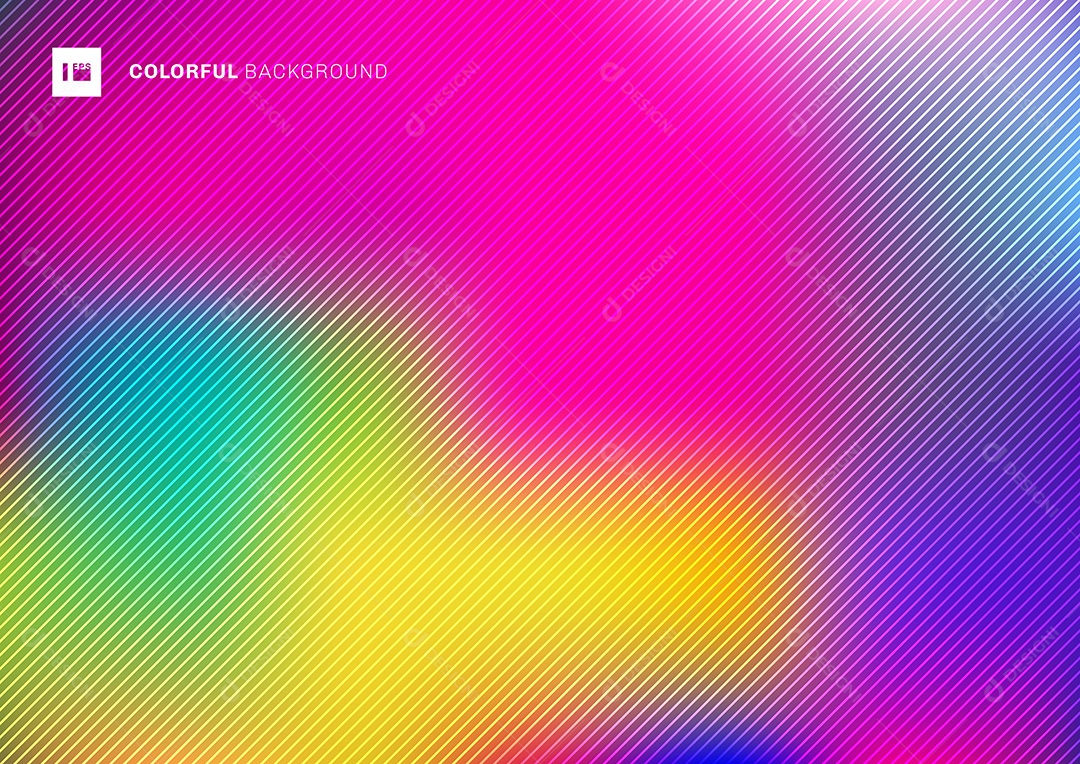 Background Colorido Desfocado Vetor EPS