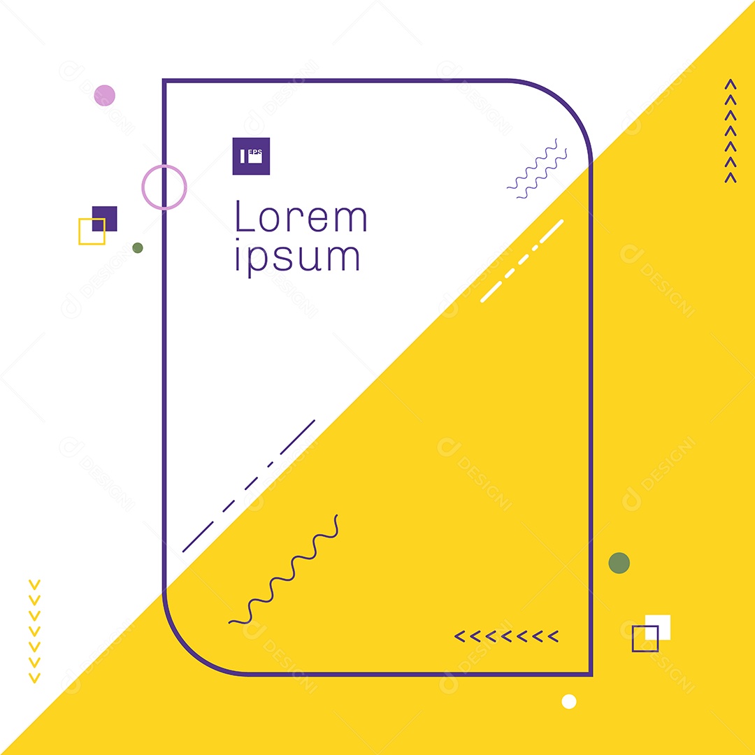 Background Borda de Moldura Arredondada Vetor EPS