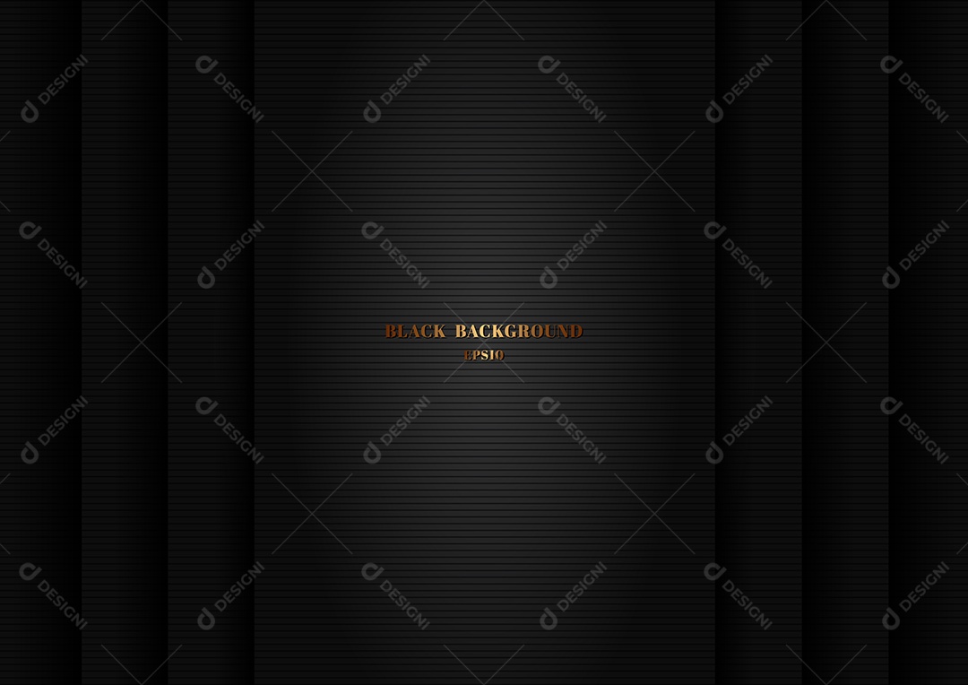 Background Preto Linhas Horizontais Vetor EPS