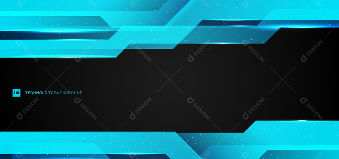 Background Preto Formas Horizontais Vetor EPS