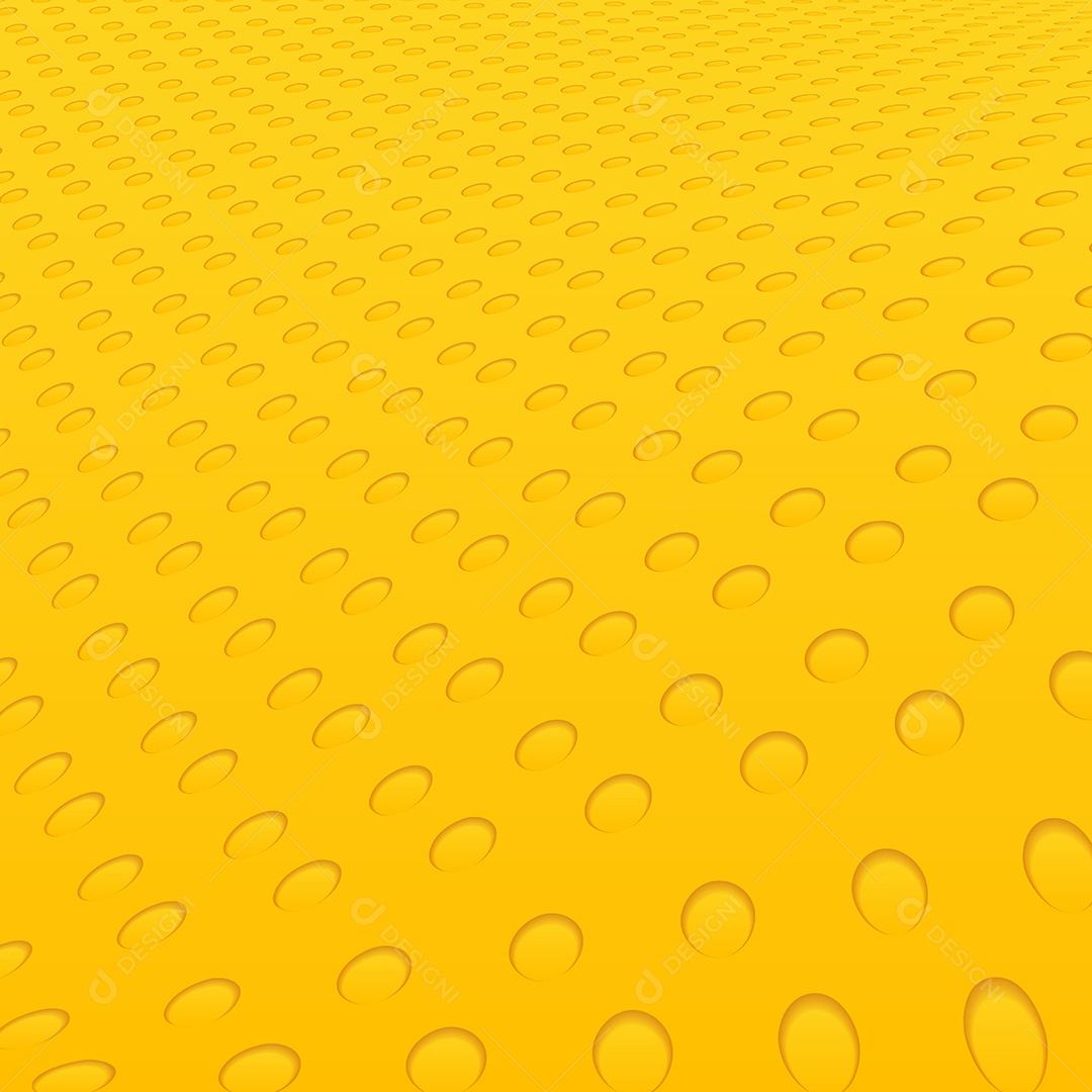 Background Amarelo Com Forma Abstrata Vetor EPS