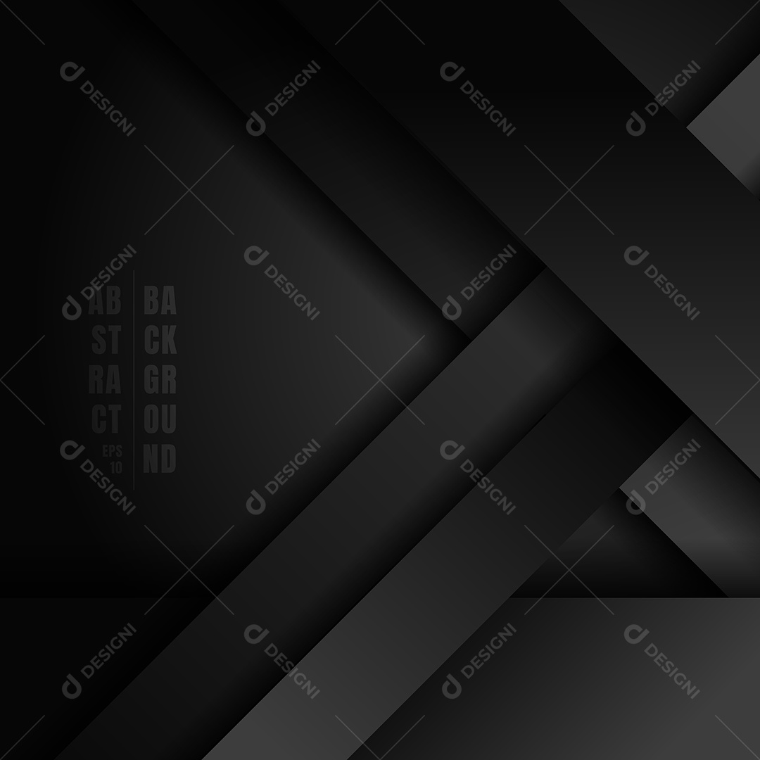 Background Preto Com Faixas Diagonais Vetor EPS
