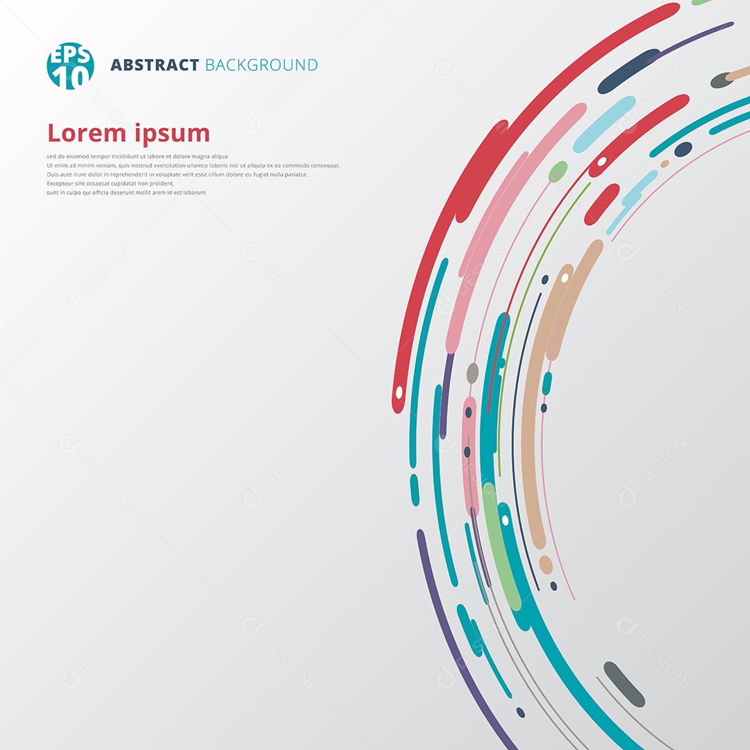 Background Abstrato de Estilo Moderno Vetor EPS