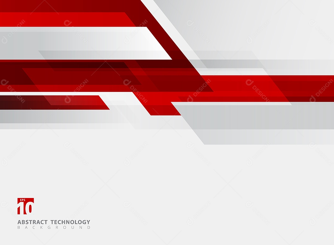 Background Abstrato Tecnologia Geométrica Vetor EPS