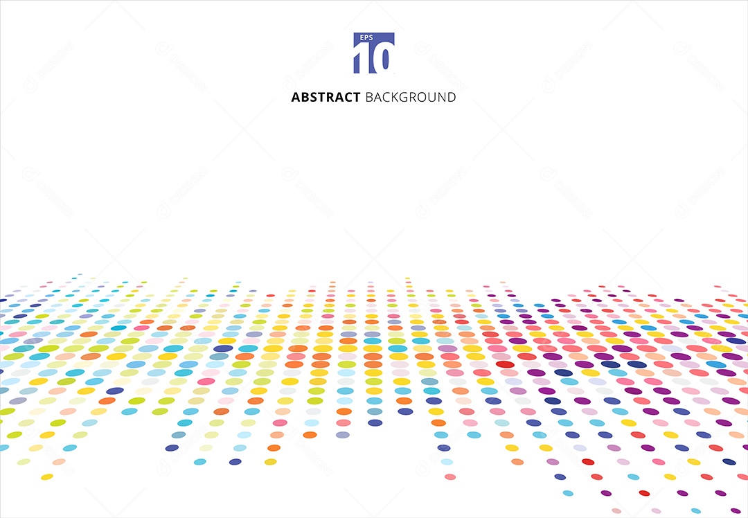 Background Isolador de Perspectiva Vetor EPS Editável