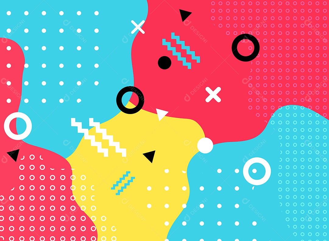 Background Forma Geométrica Abstrata Social Media PSD Editável