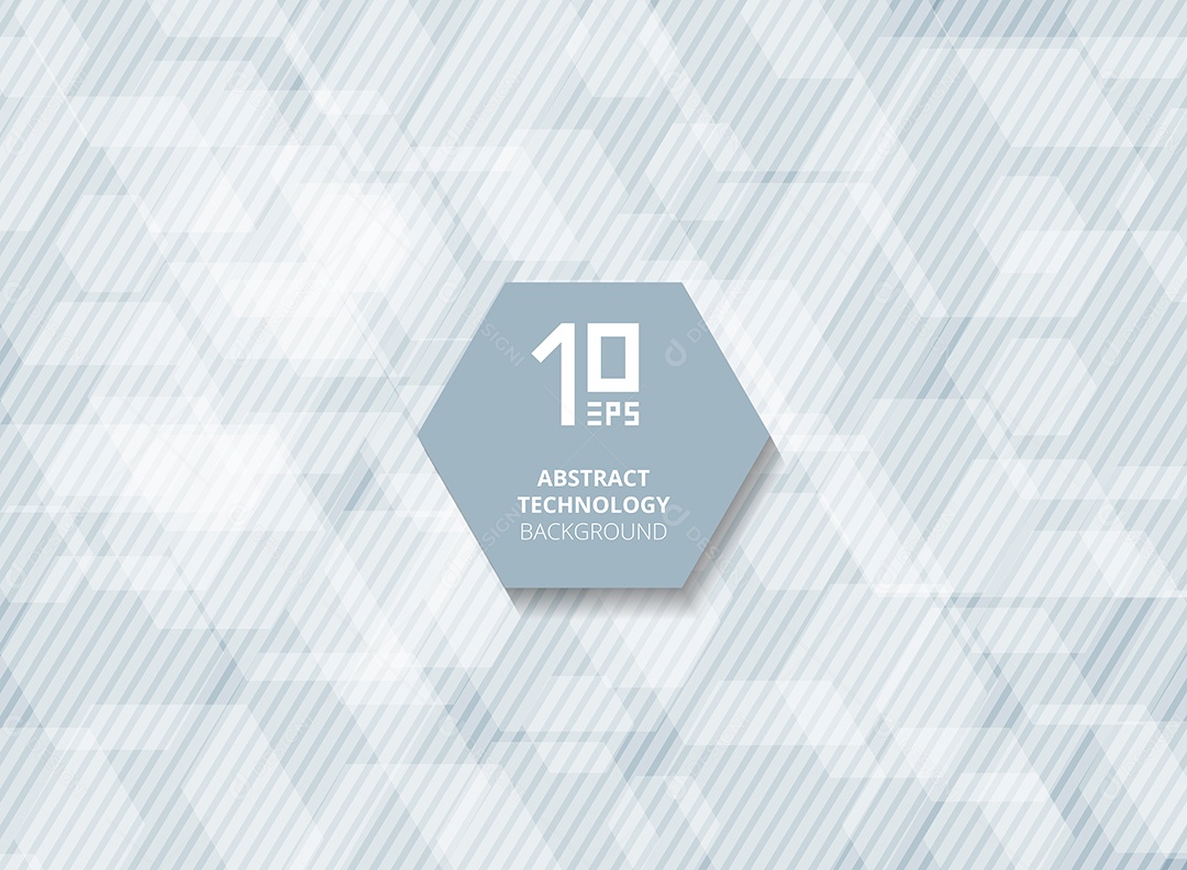 Background  Sobreposição de Hexágonos Vetor EPS Editável