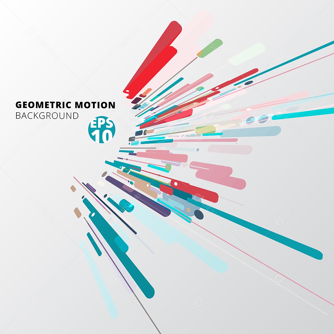 Background Geométrico Abstrato de Estilo Moderno Vetor EPS Editável