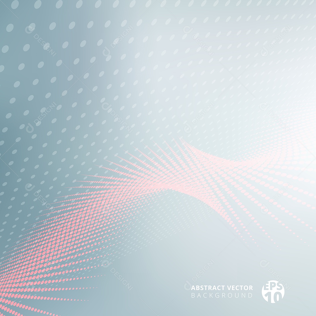 Background Padrão Abstrato de Bolinhas Vetor EPS Editável