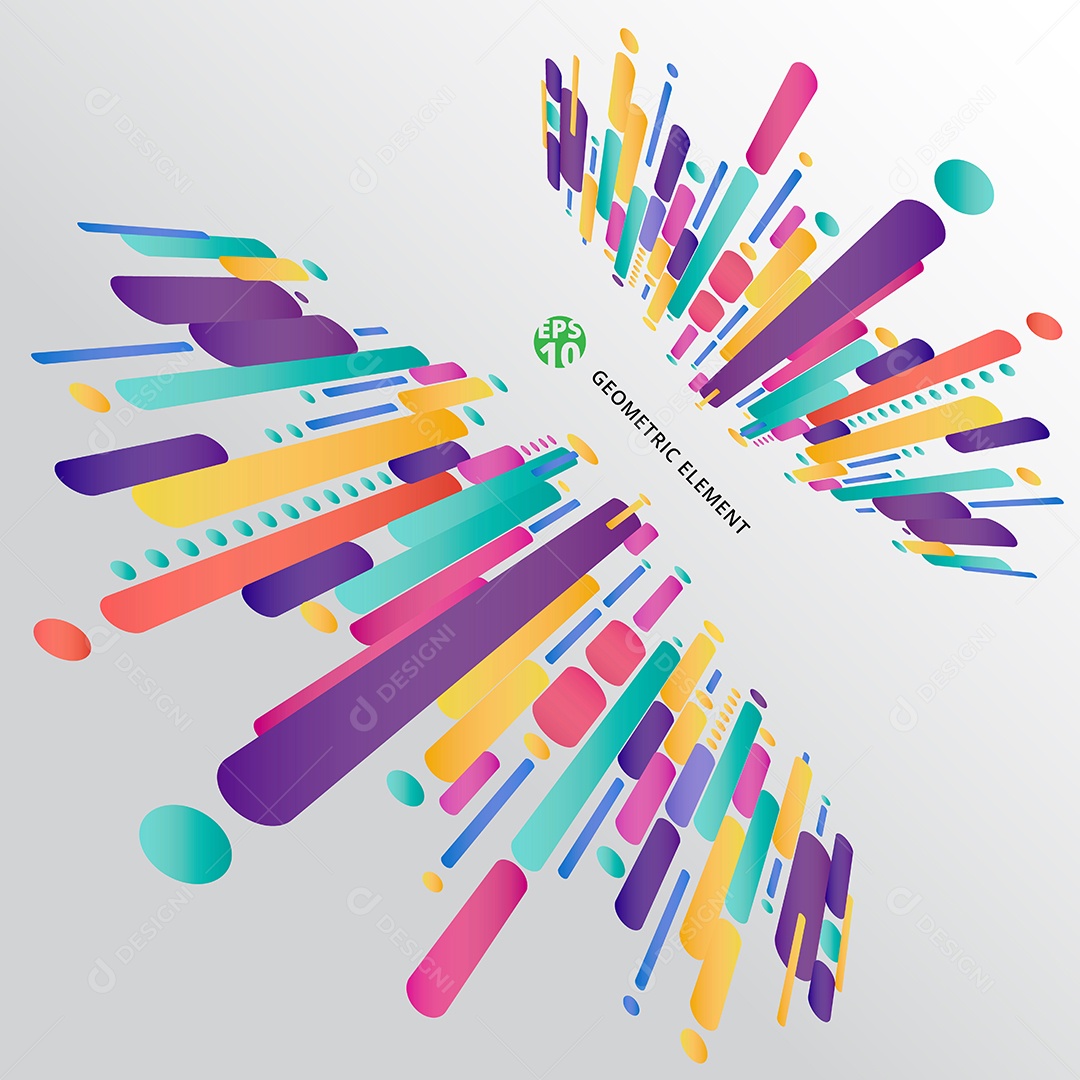 Background Composição Abstrata de Estilo Moderno Vetor EPS Editável