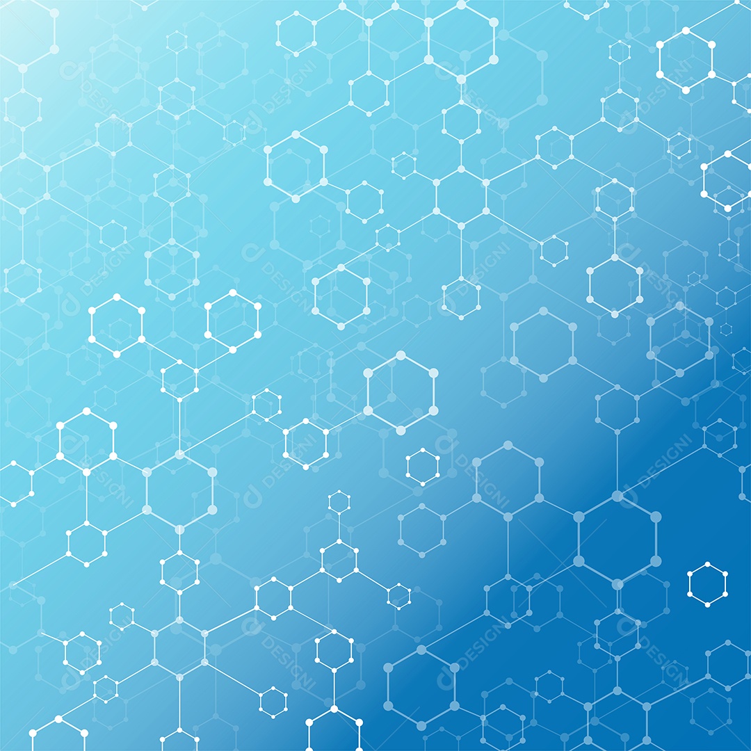 Background Hexágono Geométrico Vetor EPS Editável