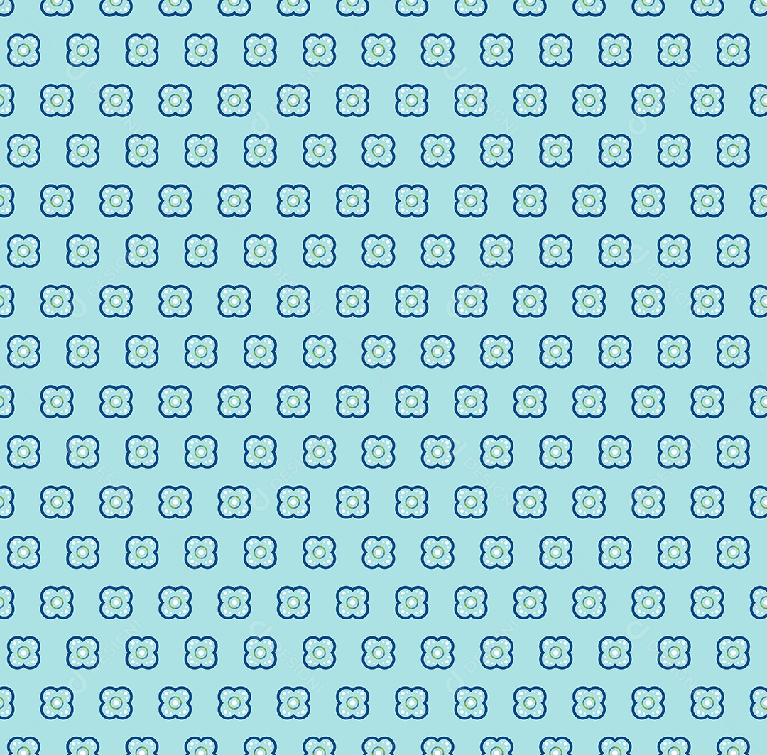 Background Padrão de Flor Vetor EPS Editável