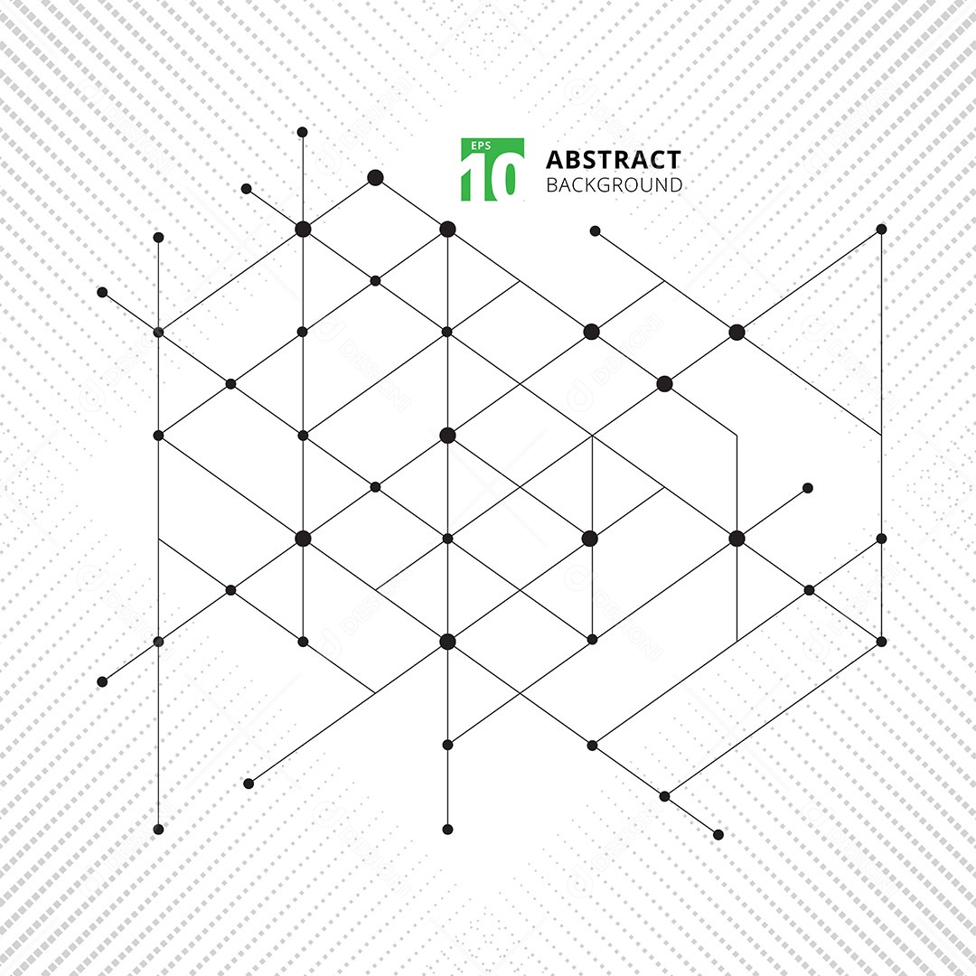 Background Abstrato Estrutura Geométrica Vetor EPS Editável