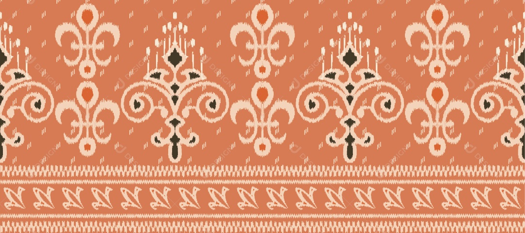 Padrão Tribal Tradicional Estilo Asteca Tapete Com Desenhos Coloridos Vetor EPS