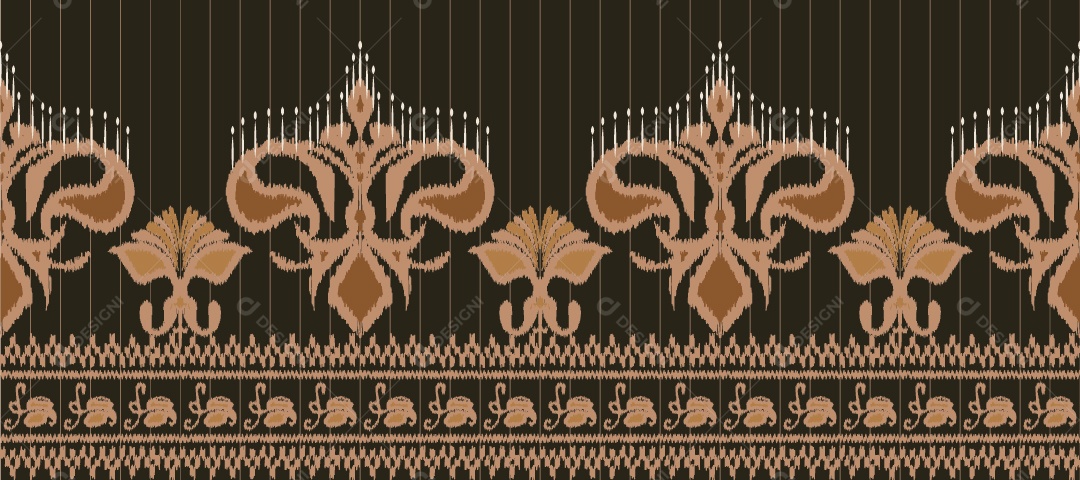 Padrão Tribal Tradicional Estilo Asteca Tapete Com Desenhos Coloridos Vetor EPS