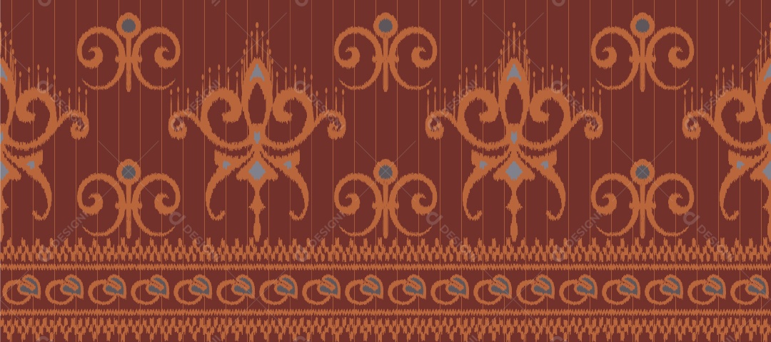 Padrão Tribal Tradicional Estilo Asteca Tapete Com Desenhos Coloridos Vetor EPS