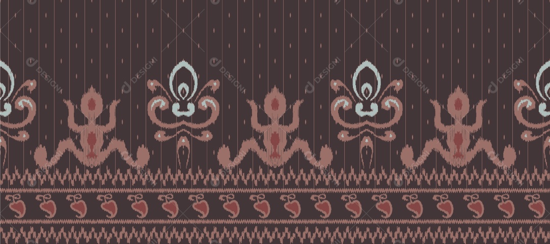 Padrão Tribal Tradicional Estilo Asteca Tapete Com Desenhos Coloridos Vetor EPS